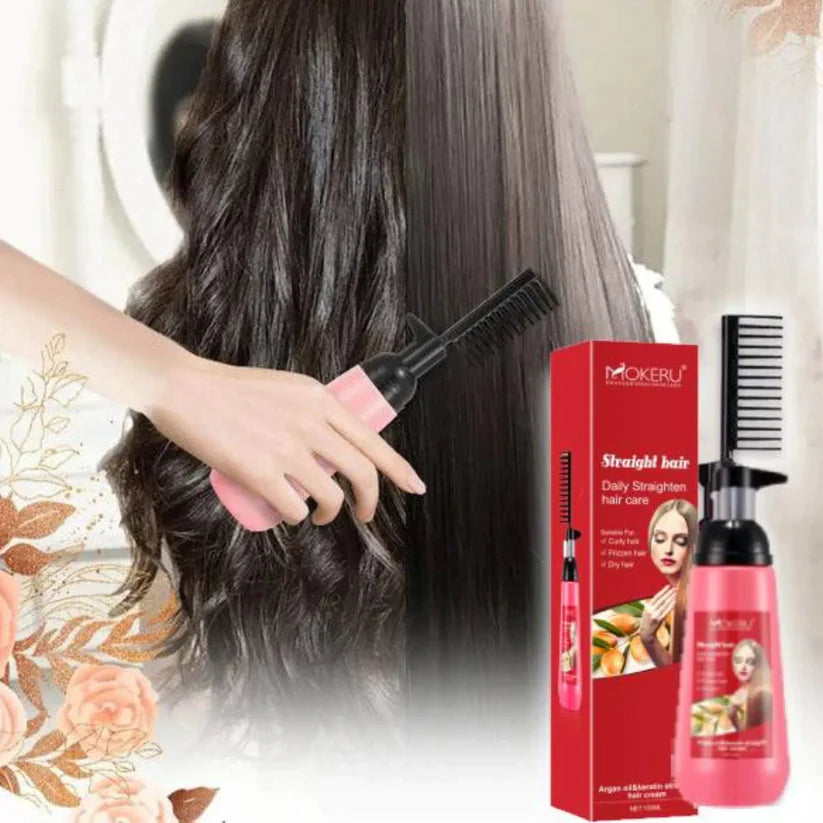 Mokeru Hair Straight Cream With BuiltIn Comb