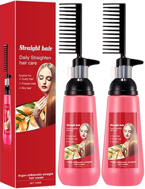 Mokeru Hair Straight Cream With BuiltIn Comb