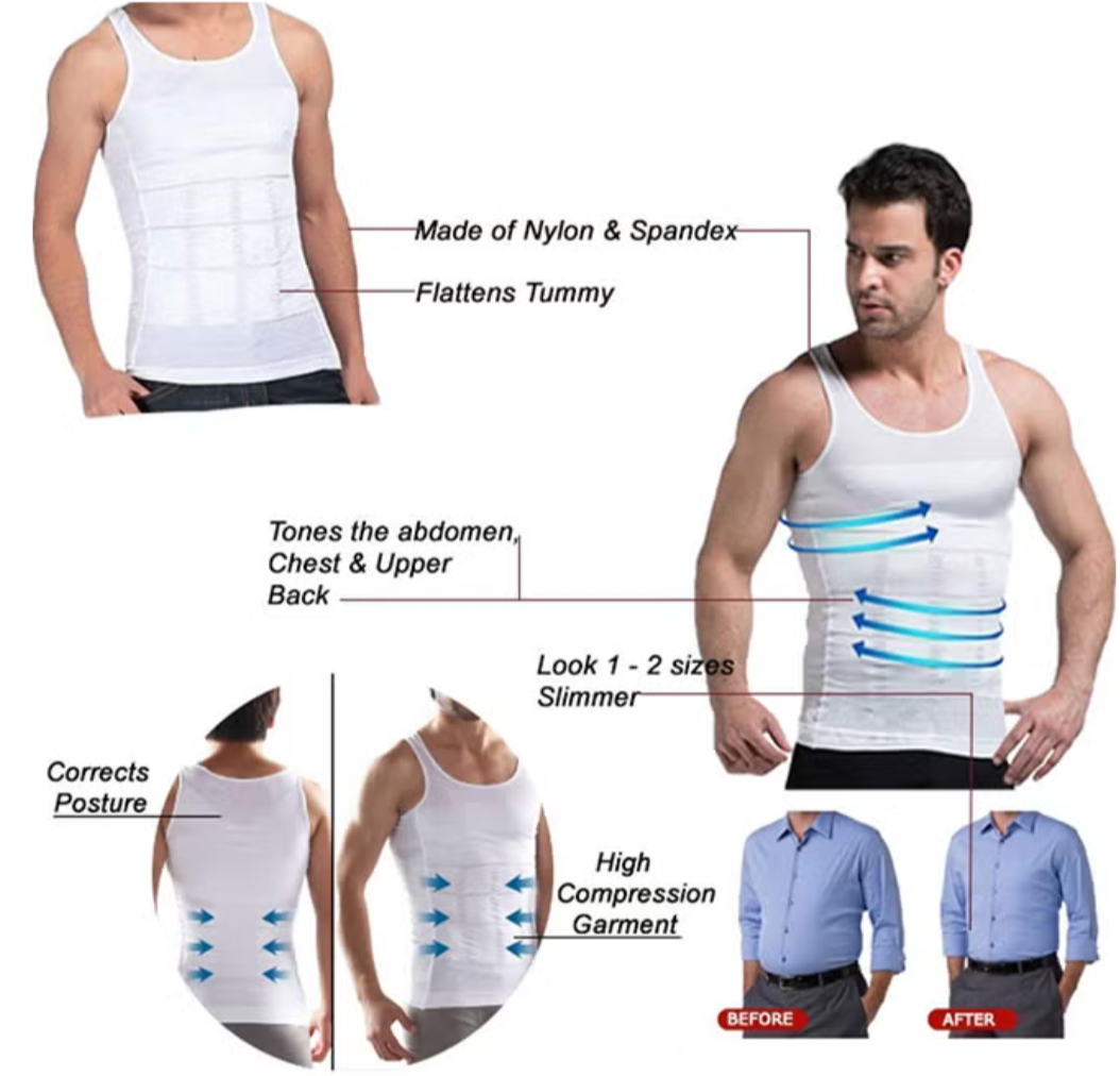 Original Slim N Lift SUPER SLIM Body Shaper Men Slimming Vest