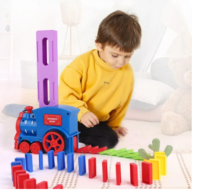 Electric Domino Train Car Vehicle