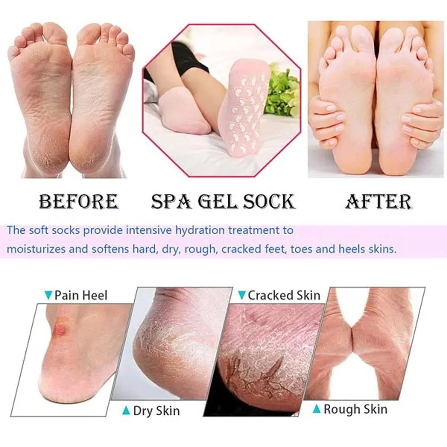 Spa Gel Socks