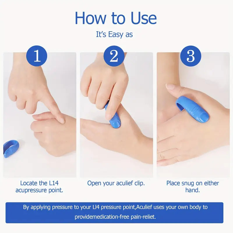 Sugar Control LI4 Acupressure Point Clip