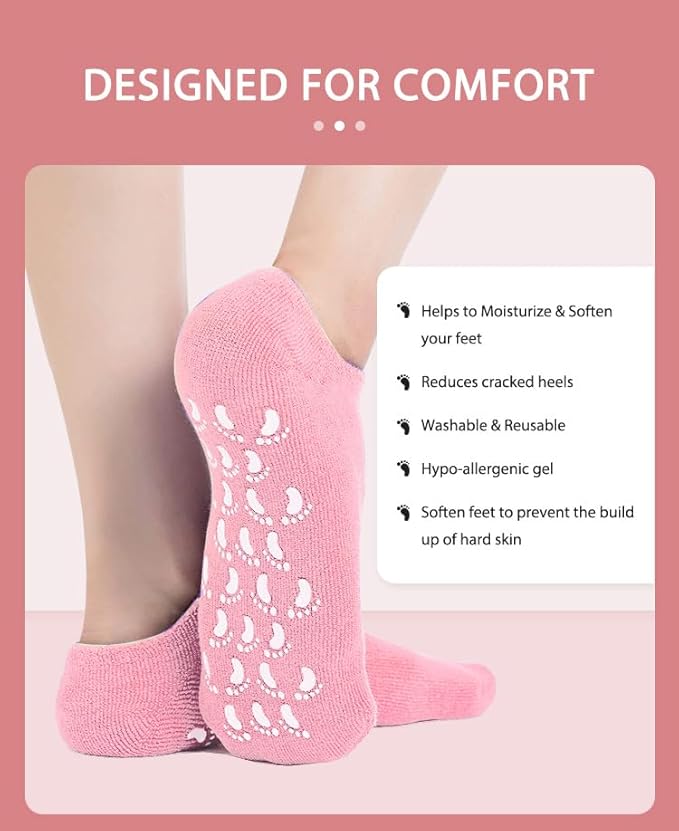 Moisturizing Spa Gel Socks ( Buy 1 Get 1 Free )