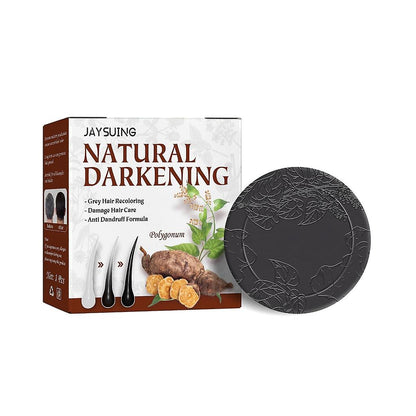 Buy 1 Get 1 Free Organic Hair Darkening Shampoo Bar