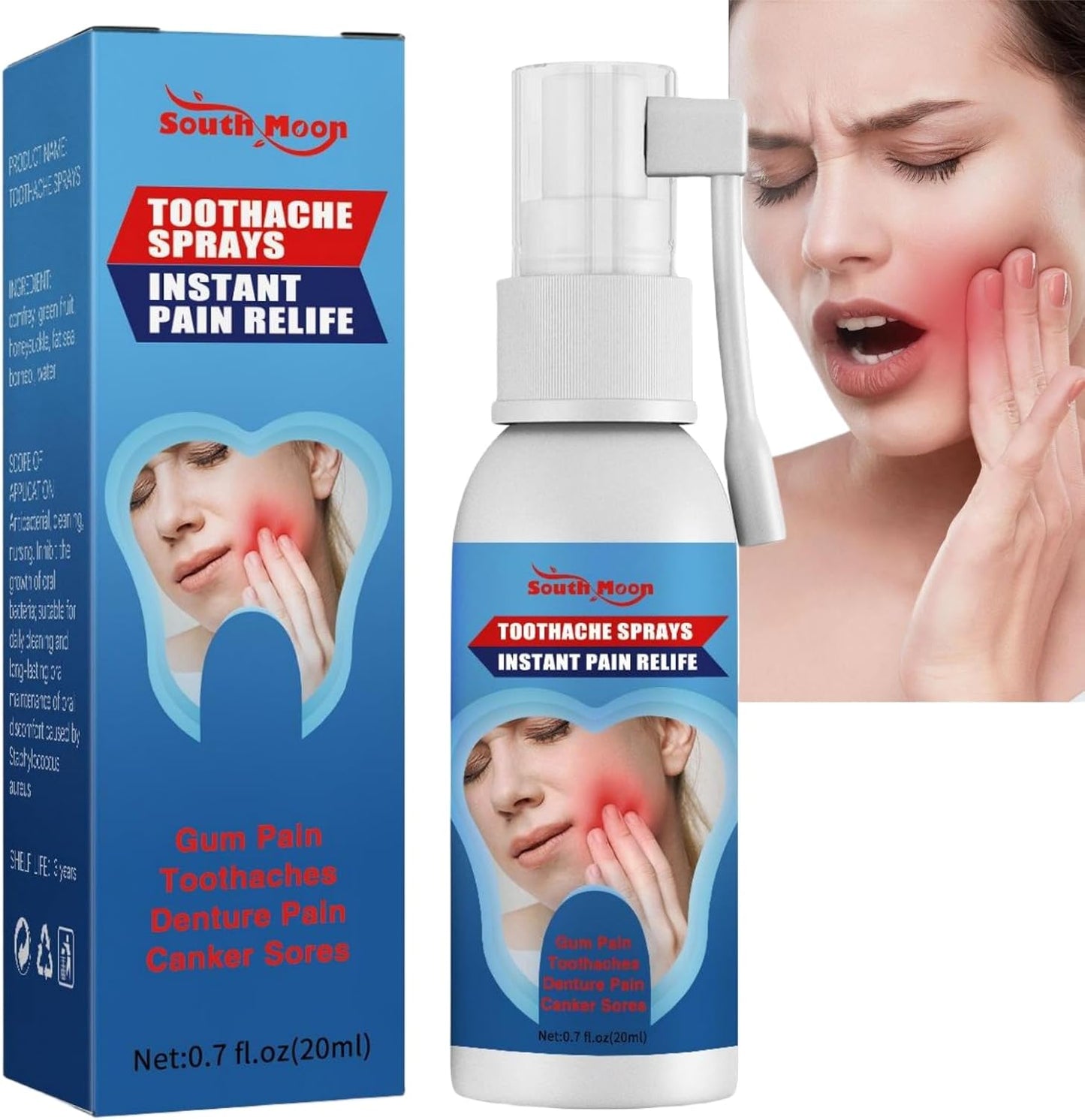 Instant Toothache Relief Spray