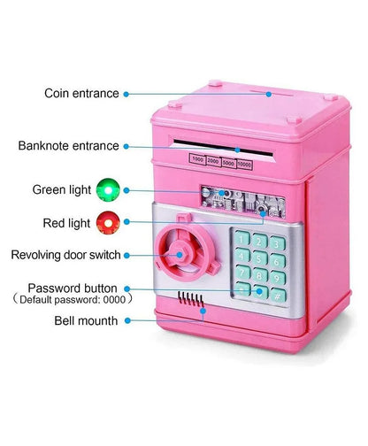 Piggy Bank Safe Box | Realistic ATM design | Password Protected