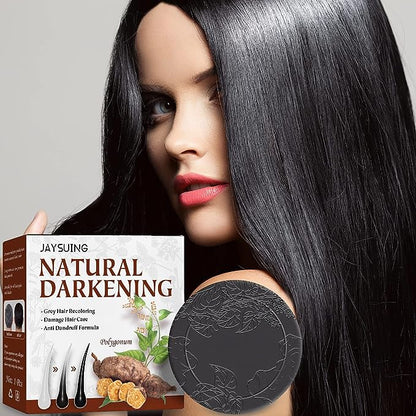 Buy 1 Get 1 Free Organic Hair Darkening Shampoo Bar