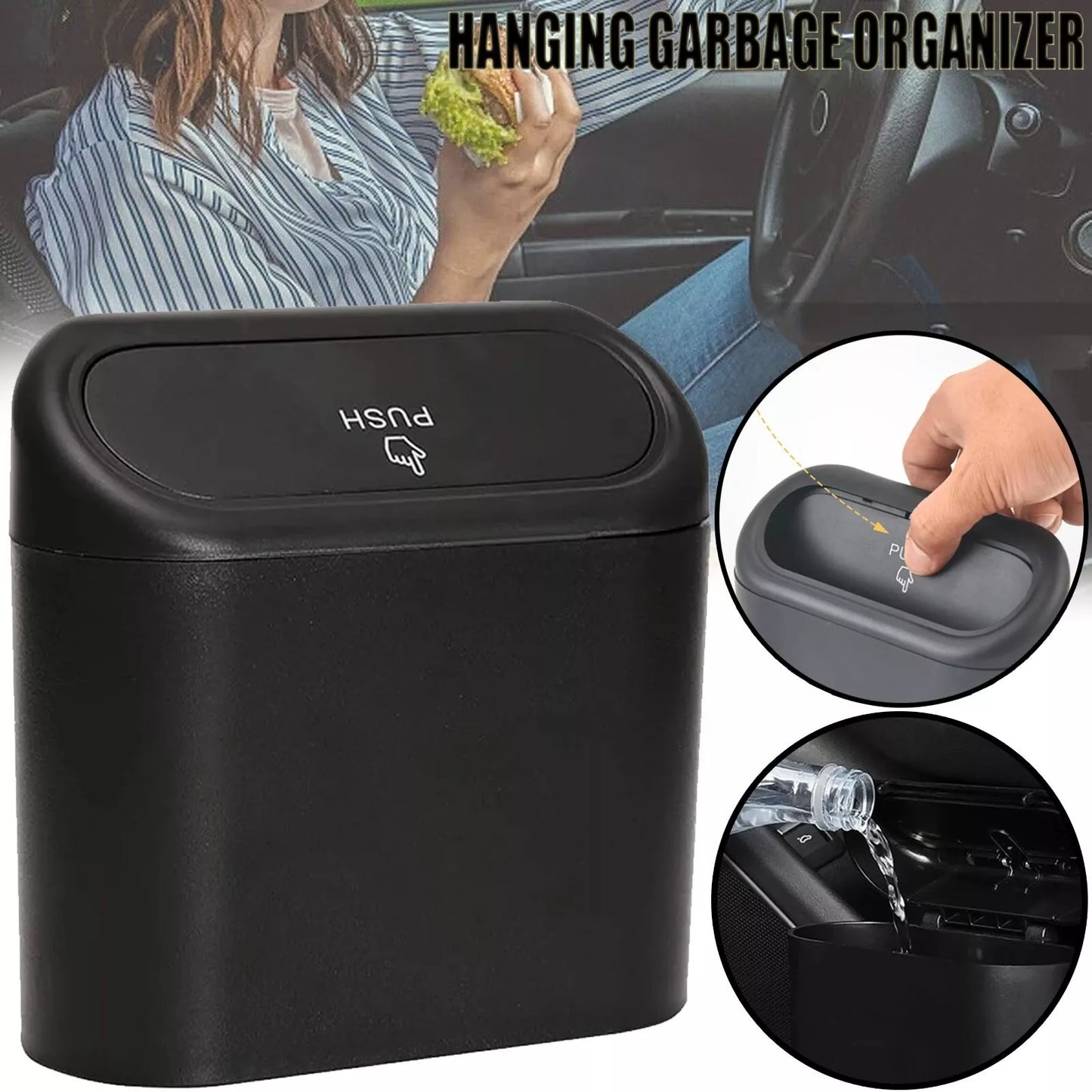 Mini Car Trash Can