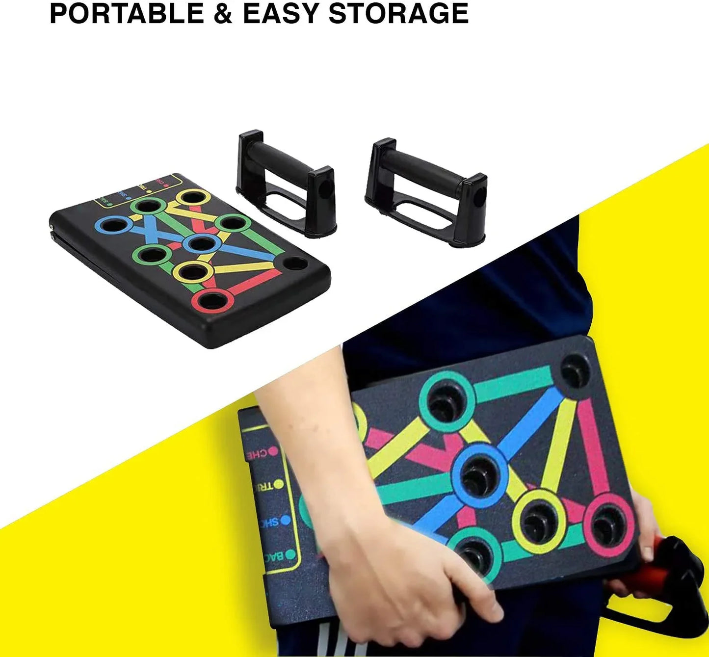 Push Up Board Portable Multi-Function 14 in 1 Push Up Bar Exercise Equipment