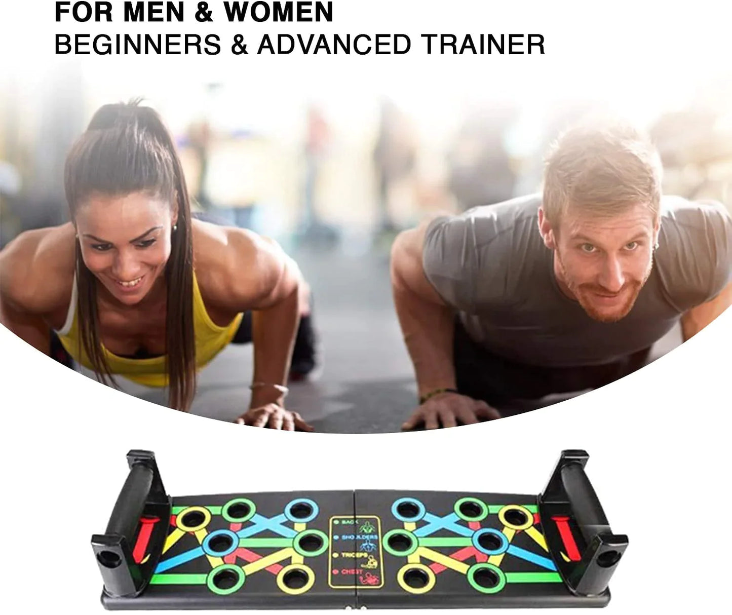 Push Up Board Portable Multi-Function 14 in 1 Push Up Bar Exercise Equipment
