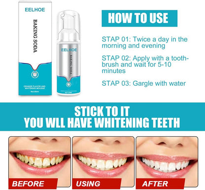 TEETH WHITENING MOUSSE BAKING SODA