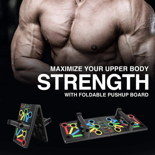 Push Up Board Portable Multi-Function 14 in 1 Push Up Bar Exercise Equipment